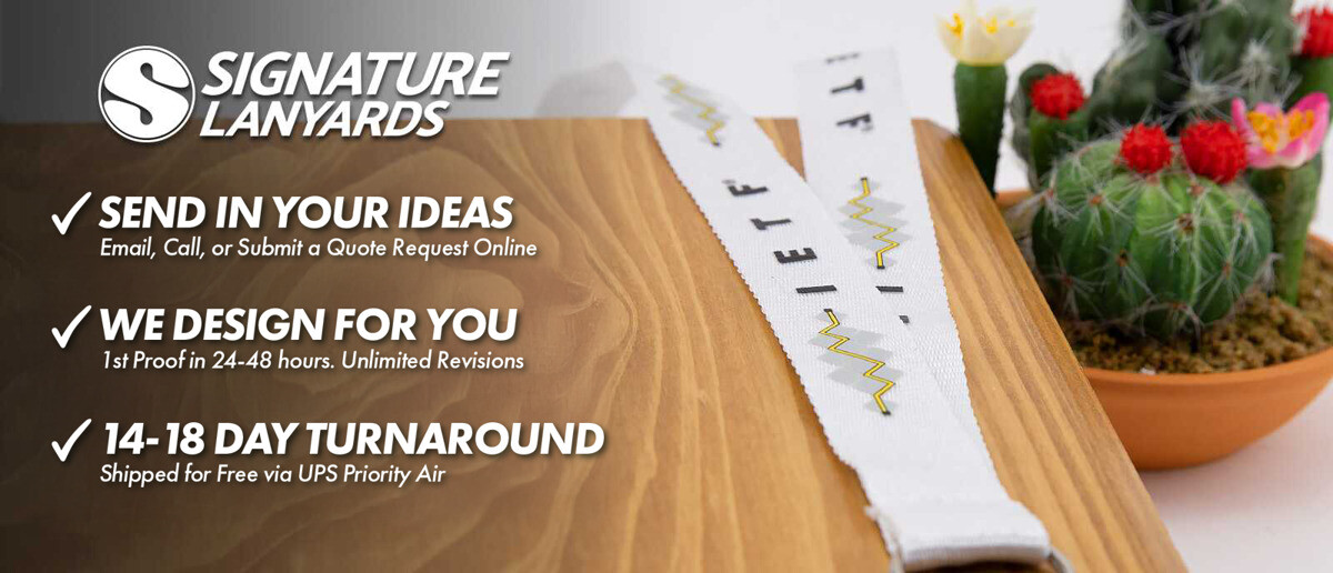 Earth-friendly lanyards with various attachment options