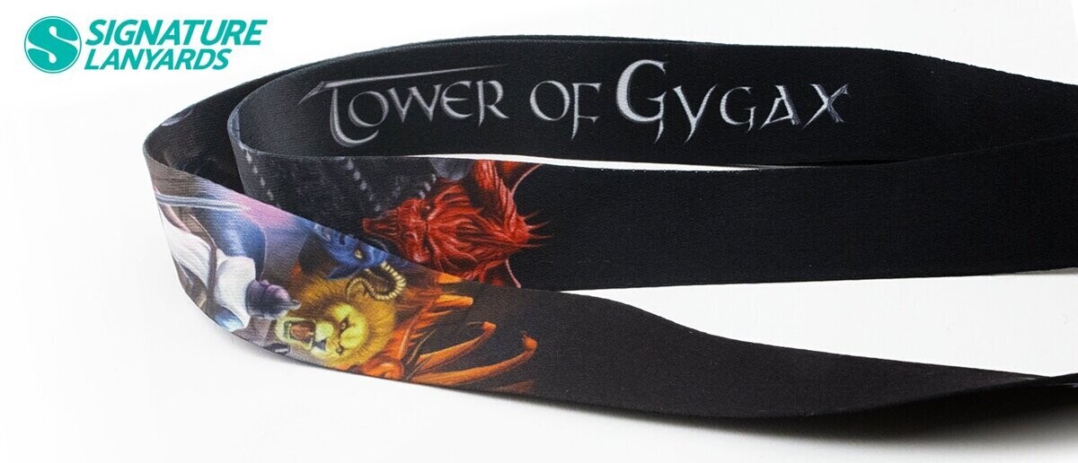 Custom heat transfer lanyard with photo quality artwork